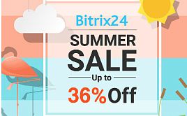 Big summer sale of Bitrix24 only until the end of August