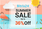 Big summer sale of Bitrix24 only until the end of August